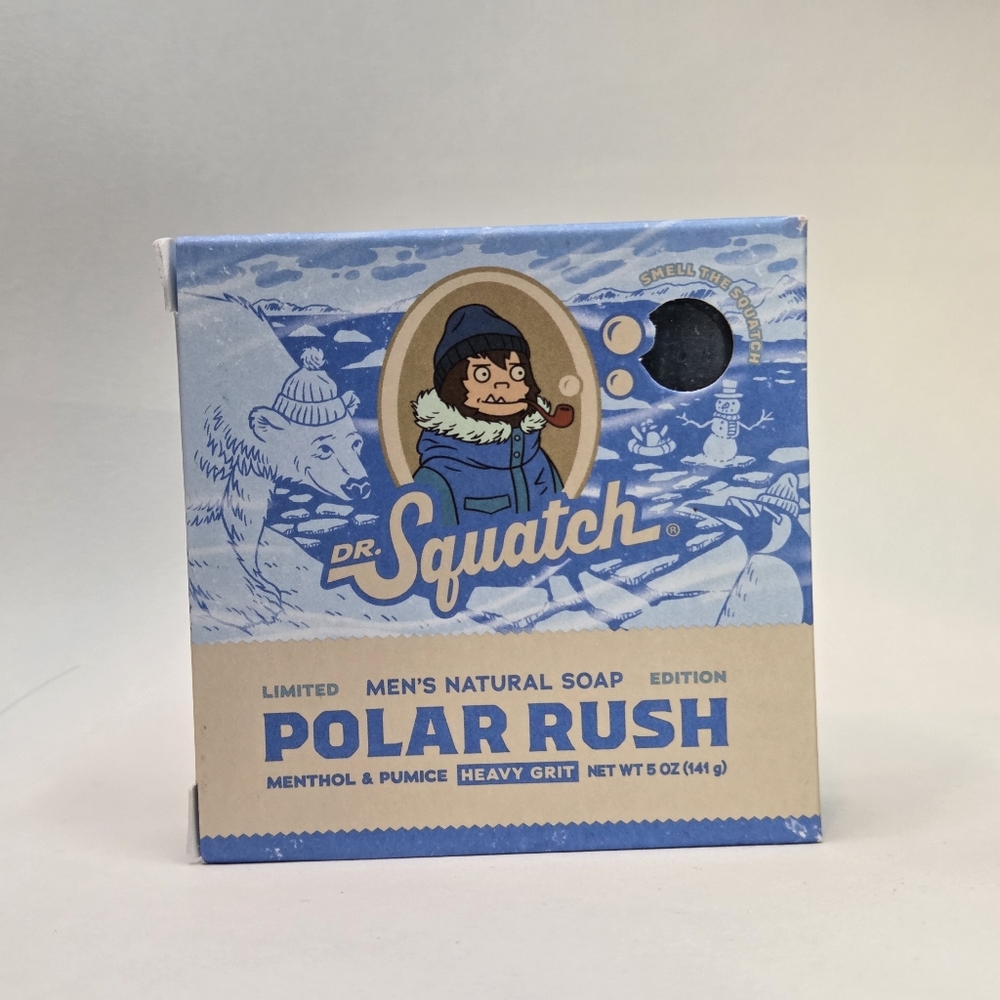 $4 When Bundled - Dr. Squatch Polar Rush Soap